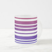 Kleurige Barcode Matglazen Mok (Voorkant rechts)