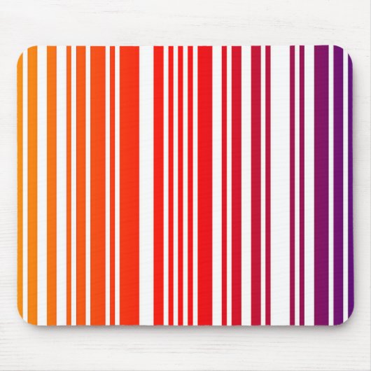 Kleurige Barcode Muismat (Voorkant)