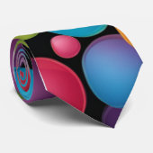 kleurige bellen stropdas (Opgerold)