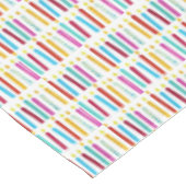 -kleurige Birthday-kaarsen Tafelkleed (Gekanteld)