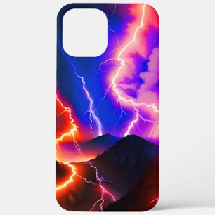 Kleurige Bliksem Berg Een Case-Mate iPhone Case