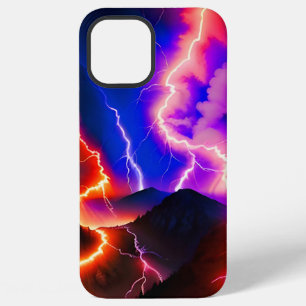 Kleurige Bliksem Berg Een iPhone 12 Pro Max Hoesje