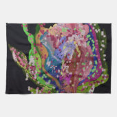 Kleurige Bloem Keukenhanddoek (Horizontaal)