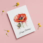 Kleurige Bloesem, op maat gemaakt Briefkaart