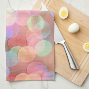 Kleurige Bubbel Keukenhanddoek