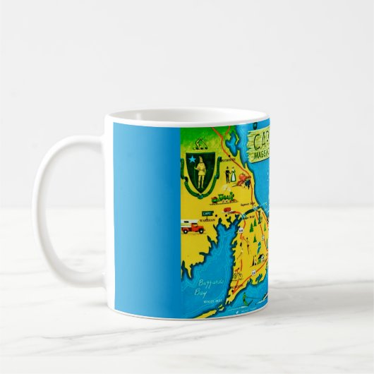 Kleurige Cape Cod mok (Links)