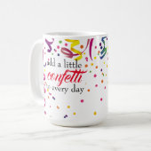 Kleurige Confetti Mok (Voorkant links)
