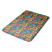  kleurige Floral Badmat (Gekanteld)
