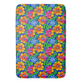  kleurige Floral Badmat (Voorkant Verticaal)