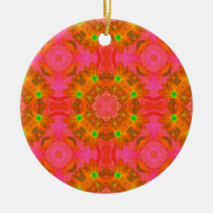  kleurige Floral Retro naadloos Abstract Keramisch Ornament