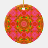  kleurige Floral Retro naadloos Abstract Keramisch Ornament (Achterkant)
