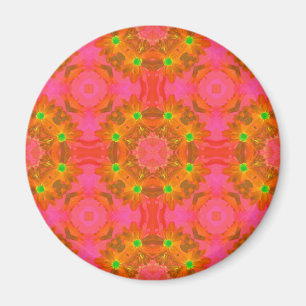 kleurige Floral Retro naadloos Abstract Magneet