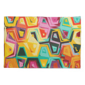 Kleurige gaten textuur kussensloop (Achterkant)