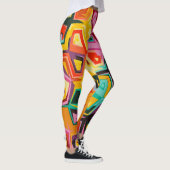 Kleurige gaten textuur leggings (Rechts)