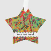 Kleurige gaten textuur ornament (achterkant)