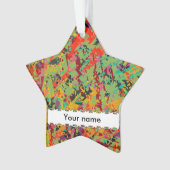 Kleurige gaten textuur ornament (voorkant)