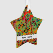 Kleurige gaten textuur ornament (voorkant)
