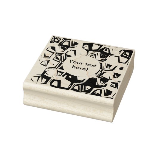 Kleurige gaten textuur rubberstempel (Stempel)