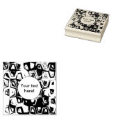 Kleurige gaten textuur rubberstempel (Gestempeld)