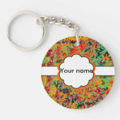 Kleurige gaten textuur sleutelhanger (Voorkant)