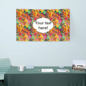 Kleurige gaten textuur spandoek (Beurs)