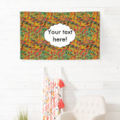 Kleurige gaten textuur spandoek (Insitu)