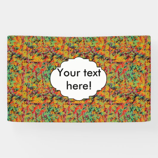 Kleurige gaten textuur spandoek (Horizontaal)