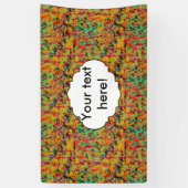 Kleurige gaten textuur spandoek (Verticaal)