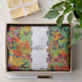 Kleurige gaten textuur tissuepapier (Geschenk)