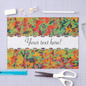 Kleurige gaten textuur tissuepapier (Craft)