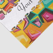 Kleurige gaten textuur tissuepapier (Detail)