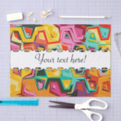 Kleurige gaten textuur tissuepapier (Craft)