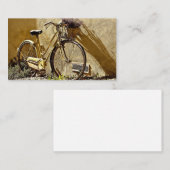  kleurige gele fiets visitekaartje (Voorkant / Achterkant)