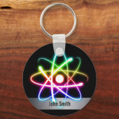 kleurige gloeiend Atom Sleutelhanger (Voorkant)