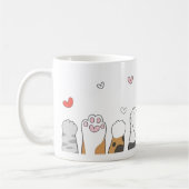 Kleurige Kattenpoot Mok (Links)