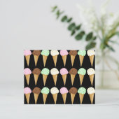 kleurige kegel briefkaart (Staand voorkant)