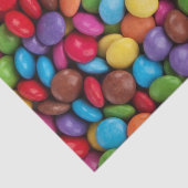 Kleurige knop snoep grappig tissuepapier (Detail)
