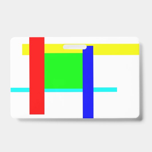 Kleurige knuffel badge (Voorzijde)