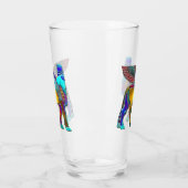 Kleurige Lamassu Glas Cup (Links)