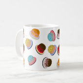 Kleurige Mini Donut Patroon Mok (Voorkant links)