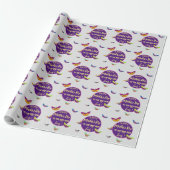 Kleurige Moederdaggroeten met vlinders Cadeaupapier (Uitgerold)
