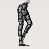 Kleurige Narren Schedel Leggings (Rechts)