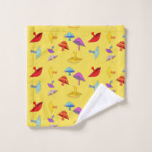 kleurige paddenstoelenhanddoekset bad handdoek (Wasdoekje)