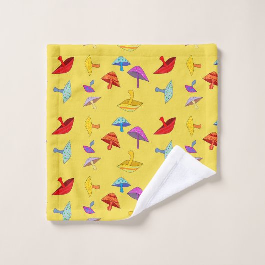 kleurige paddenstoelenhanddoekset bad handdoek (Wasdoekje)