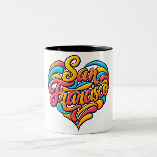 Kleurige San Francisco Hart Mok