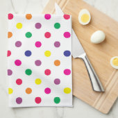 Kleurige Stippen Keukenhanddoek (Quarter Fold)