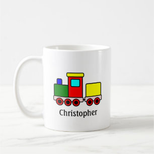 Kleurige Trein Gepersonaliseerd Koffiemok