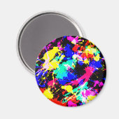 Kleurige verfauto met een kleur magneet (Voorkant / Achterkant)