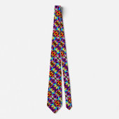 Kleurige verfauto met een kleur stropdas (Voorkant)
