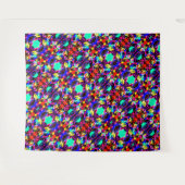 Kleurige verfauto met een kleur wandkleed (Voorkant (horizontaal))